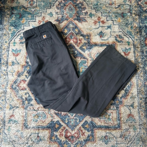 Vintage Carhartt Grey Workwear Pants Size 36 - Picture 1 of 8